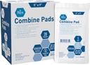 MED PRIDE Nonstick Sterilný Abd Combine Pads 5x9 v extra Absorbent chirurgickej obliekanie pre ťažký únik (40 Počet)