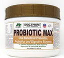 Dogzymes Probiotiká Max - 10 miliárd CFU probiotiká, prebiotiká, tráviace enzýmy - Reliéves hnačka, žalúdočné ťažkosti, zápcha, plyn, alergia, imunita a celkové zdravie (1 libra)