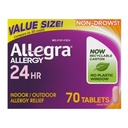 Allegra dospelý 24 hodín alergie tablety, 180Mg, Značná úľava za 1 hodinu, (70 Počet)