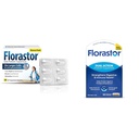 Florastor Probiotiká Tráviace a imunitné zdravie Bundle s 54 a 30 kapsulami, Probiotiká pre ženy a mužov, pomáha Flush Out Bad Baktérie a Boosts Good s Saccharomyces Boulardii CNCM I-745 kmeň