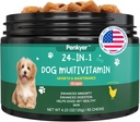 Pes Multivitamín Žuvacie vitamíny pre psy s glukozamín Chondroitín Multivitamíny Žuvačky Puppy Treats Skin Coat Heart Health Pet Hip & Joint Suplements for Pes Imunity Mobility Energy