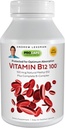 ANDREW LESSMAN Vitamín B12 100 180 Kapsule - Absorbčné-chránený metylkobalamín (prírodný koenzým Vitamín B12), Essential for Energy and Stress Support, Plus B- Complex, ľahko prehltnúť Kapsule