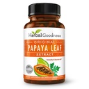 Papaya Leaf Extract Digestive Enzymes - 10X Sila 60/600mg Veg Kapsule- Krvné doštičky, Bone Marrow & Spleen Support, Immune Gut & Super Digestive Health - Made in USA bylinné dobroty