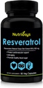 Resveratrol 500mg Supplement 
