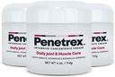 Penetrex Joint & Muscle Therapy - Upokojujúci komfort pre chrbát, krk, ruky, nohy - Premium celé telo Rub s Arnica, vitamín B6 MSM & Boswellia - 4oz krém (3 balenia)