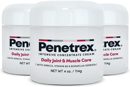 Penetrex Joint & Muscle Therapy - Upokojujúci komfort pre chrbát, krk, ruky, nohy - Premium celé telo Rub s Arnica, vitamín B6 MSM & Boswellia - 4oz krém (3 balenia)