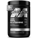 Svalová technika 100% L-Glutamine prášok pre zvýšenú svalovú obnovu - Pure L Glutamine Muscle Growth Builder & Energy Posilnenie výživy doplnok pre mužov a ženy - Neochutené, 60 Servisov