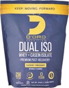 Dvojité ISO Srvátka a Casein Isolát Proteín prášok - Čučoriedka a granátové jablko chuť - Premium Post Recovery Protein Powder - 27G proteínu per Scoop
