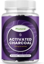 Pure Activated Charcoal Pills Detox & Cleanse - Čistiace kokosové kapsule s 1200 mg per service for Bloating Relief - Active Detoxification Supplement for Body & Gut Health - 90 Count