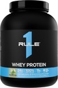 Pravidlo 1 Srvátkový proteín 24g Fast-Acting Protein from All-Whey Sources with Prirodzene Occuring EAAs & BCAAs for Workout Recovery or Anytime Use (5 libra*, Mint Chocolate Chip)