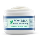 Sombra Teplá úľava od bolesti Gél, Teplá úľava pre artritídu a chronickej bolesti Predpráce svalovej Rub Vegan Formula bez umelých vôň, Farby, NSAIDs, Wax, Petroleum, Alkohol - 2oz Jar
