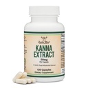 Kanna Extract Supplement (Sceletium Tortuosum) - 50mg per Kapsule, 120 Gróf - pre Relaxáciu a pokoj mysle (Min ,4% celkom Alkaloidy) Non-GMO, Gluten Free, Vegan Safe by Double Wood