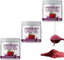 Powder Superfood Beets, 10.59oz (Pack of 12) - Cvikla Powder Organic Beet Root Blend with Green Tea & Berry Flavor, Non-GMO, Plant-Based Drink Mix
