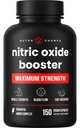 NutraChamps Nitric Oxide Supplement, L-arginín, L Citruline Malate, AAKG, píniová kôra, extrakt z hroznového semena, extra sila Posilňovač oxidu dusnatého, pilulky oxidu dusnatého, sila, energia, prietok krvi