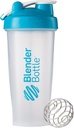 BlenderBottle Classic Loop Top Shaker Fľaša, 28-Ounce, Clear/Aqua