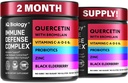 Quercetin s hypromelínom - Premium Quercetin Bromelain kapsuly od Immune Support* - Bromelain Quercetin Supplement - Non GMO Quercetin - 2 balenia (120 kapsúl)