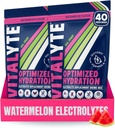 Vitalyte Powder Drink Mix, Isotonic Electrolyte Hydration Mix, Gluten Free Post Workout Powder Mix, balenie po 2, 35 oz. Každý, melónová chuť
