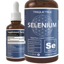 Selén - 200 mcg, Selenometionín forma, 300 Slúži - Vegan, Sklenená fľaša, kyslosť bez - Sublingválny tekutý koncentrát - Antioxidant, podporuje imunitu, štítnej žľazy zdravie (2 oz.)