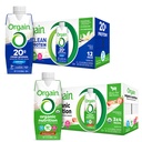 Orgain Clean Protein Shake, Grass Fed Dairy, Vanilla Bean (Pack of 12) a Orgain Organic Nutritional Protein Shake, Jahody & Cream (Pack of 12)