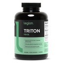 LEGION Triton Fish Oil Kapsule - Triple Strength Omega 3 Essential Mastné kyseliny s vitamínom E a citrónovým olejom pre maximálnu absorpciu, čerstvosť a čistotu - 2400mg EPA & DHA per Serving, 30 Svgs