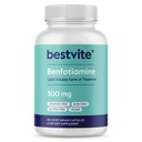 Benfotiamín 300 mg (60 Vegetariánske kapsuly) Žiadne stearáty - žiadny oxid kremičitý - Vegan - Non GMO - bez lepidla