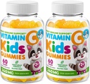 DR. MORITZ Vitamín C Gummy pre deti a dospelých 240 mg - Imunitná podpora nízkocukorové žuvacie vitamíny pre batoľatá - Vegetariánske detské diétne doplnky bez želatíny (Citrus Flavor) (120 počet)