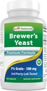 Najlepšie prírodné látky, Pivovary Kvasnice, 7-1/2 zrná s vitamínom B1, vitamín B2, 1000 mg 240 tabliet (240 g/kg)