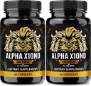 (2 balenie) Alpha X10nd Ultra pre mužov, Oficiálne mužskú formulu pre udržanie výdrž a vrcholový výkon, All-Natural Blend pre výživu a podporu zdravia, AlphaX10nd Supplement Reviews (120 Kapsule)