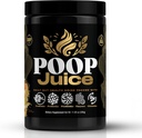 Poop Juice 5-in-1 Prebiotické, Probiotické, Postbiotické, Tráviace enzýmy a glutamín Supplement Powder - Bloat Relief, Gut & Immune Support - Cukor a laktóza - 30 Serviv (Georgia Peach Mango)