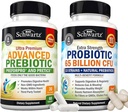 65 miliárd CFU Daily Probiotic Supplement (1 mesiac dodávky) Plus Advanced Prebiotic Gut zdravotné doplnky (1 mesiac dodávky)