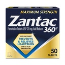 Zantac 360 Maximálna sila Tablety, 50 Gróf, Prevencia a úľava pred pálením záhy, 20 mg tablety
