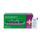 CareAll Bacitracin Antibiotic Zinok Masť (144 Balenie), 0,9gr Foil Packet. Masť prvej pomoci, ktorá predchádza infekciám malých rezov, škrabancov a popálenín