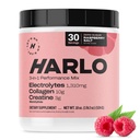 Harlo - Malinová soľ Electrolyte nápoj Mix s hovädzím kolagénom a kreatín- Monohydrát prášok - energetický nápoj prášok - pred tréningu prášok - cukor bez energie nápoje - po tréningu zotavenie