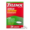 Tilenol Sinus Ťažká denná studená a chrípka Reliéfna medicína Kaplety, non-Drowsy Bolesť Reliever, Horúčka Redukcia očakávania & Dekongestant, Acetaminophen, Guaifenesin & Fenylefrín HCl, 24 ot