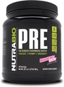 NutraBio PRE Cvičenie Powder - Stará formula- Trvalá energia, Mental Focus, Vytrvalosť - Beta Altanine, Kofeín, Elektrolyty - 20 Servírovanie - Dragonfruit Candy