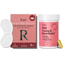 Rael Bundle - PMS Supplement pre Ženy (28 kapsúl) a bylinné kúreniská (Veľký, 8 gróf)
