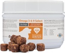 Project Paws Omega 3-6-9 Select Fish Oil for Psy - Krill Oil Skin and Coat Supplement - 60 Počet