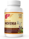 NANOWELL Hovenia-RX Milk Thitle - Pečeň podporné doplnok s 80% Silymarin Milk Thitle Seed Extract - 120 tabliet, 30 Day Supply
