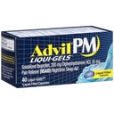 Advil PM Liqui-Gels Bolesť nočného spánku, 40 Liqui-Gels (Stoj 2)