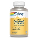 SOLARAY Calcium & Magnézium Citrate 2:1 Pomer w/vitamín D-3, zdravé kosti, podpora svalového a nervového systému, vysoká absorpcia 180 kapsúl