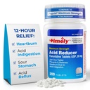 Včasné zníženie kyseliny Famotidín 20 mg - Anatcid Acid Reflux Medicine for Heartburn Relief and Acid Inardance Symptómy - 200 tabliet
