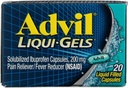 Advil Pain Reliever/Fever Reducer Liqui-Gels 20 CP - Kúpiť balíčky a uložiť (Späť 2)
