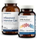 Metagenics Daily Joint Support Duo: SPM Active - 120 Softgels and Inflavonoid IC pre Joint Comfort, Tissue Health & Minor Discomfort - 120 Kapsule