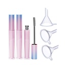 3 kusy 7ml Luxusné opakovane použiteľné prázdne Mascara Tuby s riasou Wand prázdna fľaša Tuba Kontajner pre rast rias olej Maskara s kefkou a 3 funnels Domov a Cestovné použitie Pink Gradient