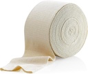 Elastická tubulárna podpora Bandage Veľkosť C, 10M Box - prírodná farba (2.75" X 33 stôp) pre veľké koleno podporu Bandage -stredné stehná, bavlna Spandex