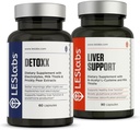 LES Labs Detoxx a podpora pečene Duo- Bundle na podporu zdravej funkcie pečene, výroby glutatiónu a detoxikácie