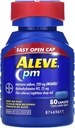 Aleve PM Caplets, Naproxen Sodík 220 mg (NSAID) /difenhydramín HCl 25 mg, Bolesť Reliever/Nighttime Sleep-Aid, Non-Habit forming, 80 Count