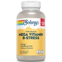 SOLARAY Mega vitamín B-stres - Timed Release vitamín B komplex w/vitamín B12, B6, kyselina listová, VIT. C - Stres, energia, červené krvinky, imunitná podpora - Vegan, 60-dňová záruka (276 CT)