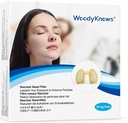 WoodyKnows Nasclear Nasal Filters, Model 2024, Sezónne alergie a pomoc pri priemyselnom znečisťovaní, Verejná doprava a ochrana zvierat pri úprave zovňajšku (skúška S/M/L/XL)