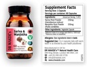 DR WAKDE's Sariva & Manjistha kapsule (60 Veg Caps, detoxikačné byliny, podporuje zdravú pokožku, Ayurvedic Supplement, Vegan, bylinné, všetky prírodné, vyrobené vo Veľkej Británii)